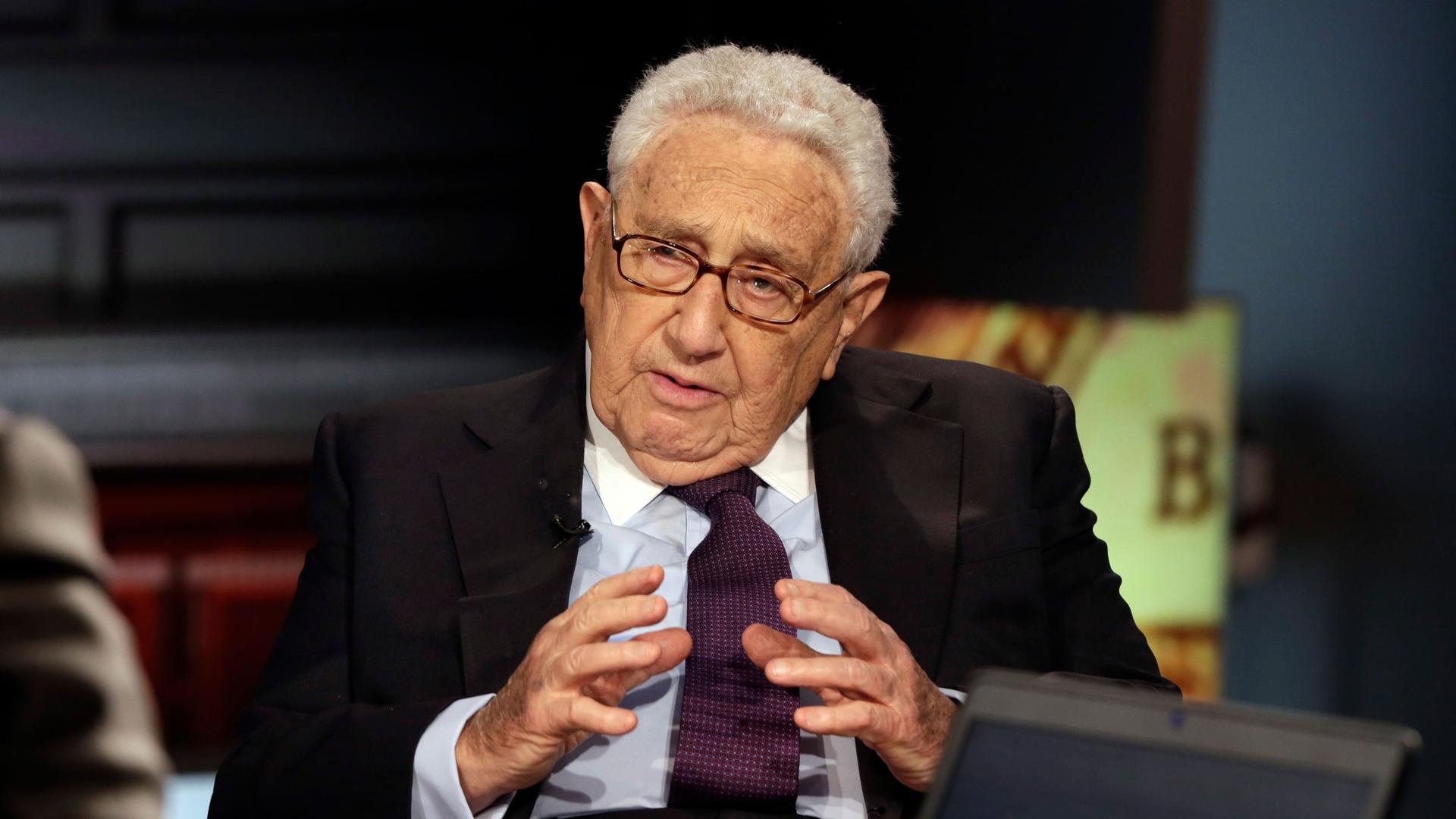 Former US Secretary of State Henry Kissinger is interviewed by Neil Cavuto.
