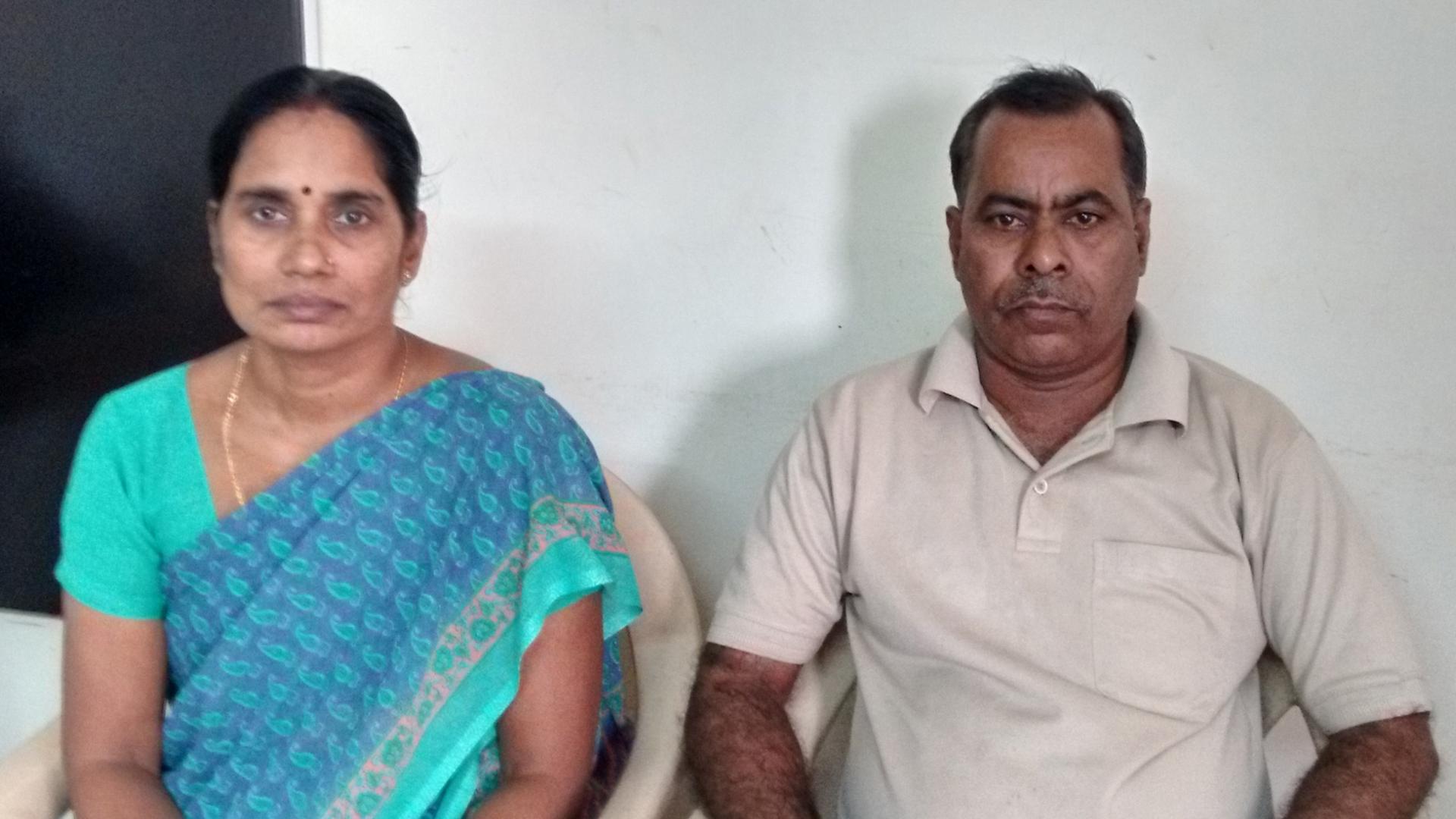 Asha Devi and her husband Badrinath Singh in their apartment in New Delhi. Three years after her daughter's gang rape and murder, Asha says attitudes about rape victims are starting to change in India. “Earlier, families who experienced this would hide it