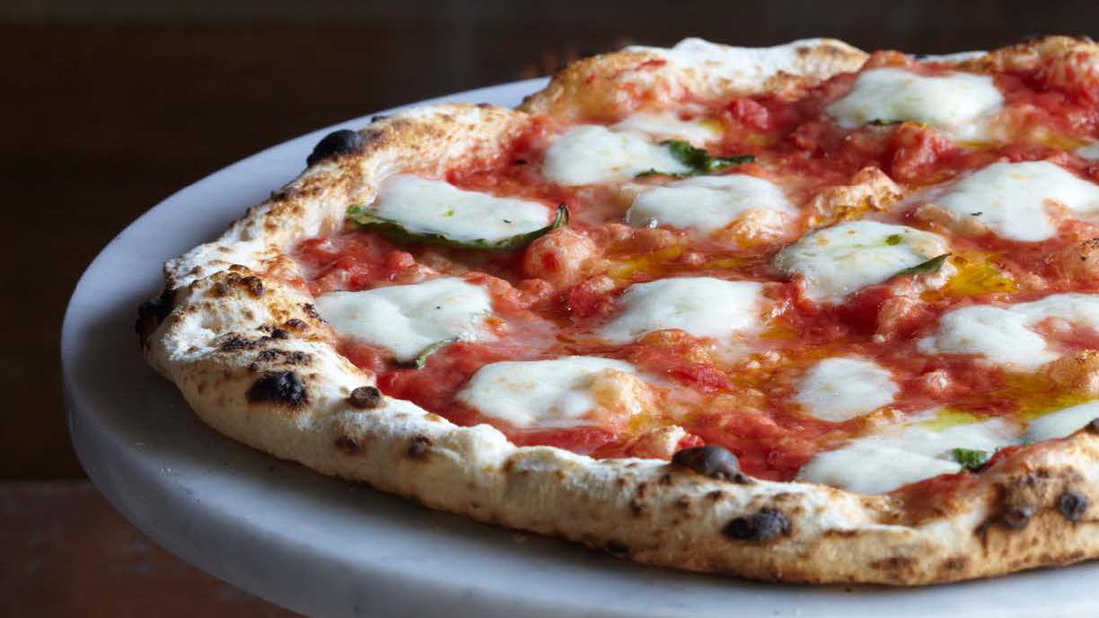 Tony Gemignani's Neapolitan margherita pizza.