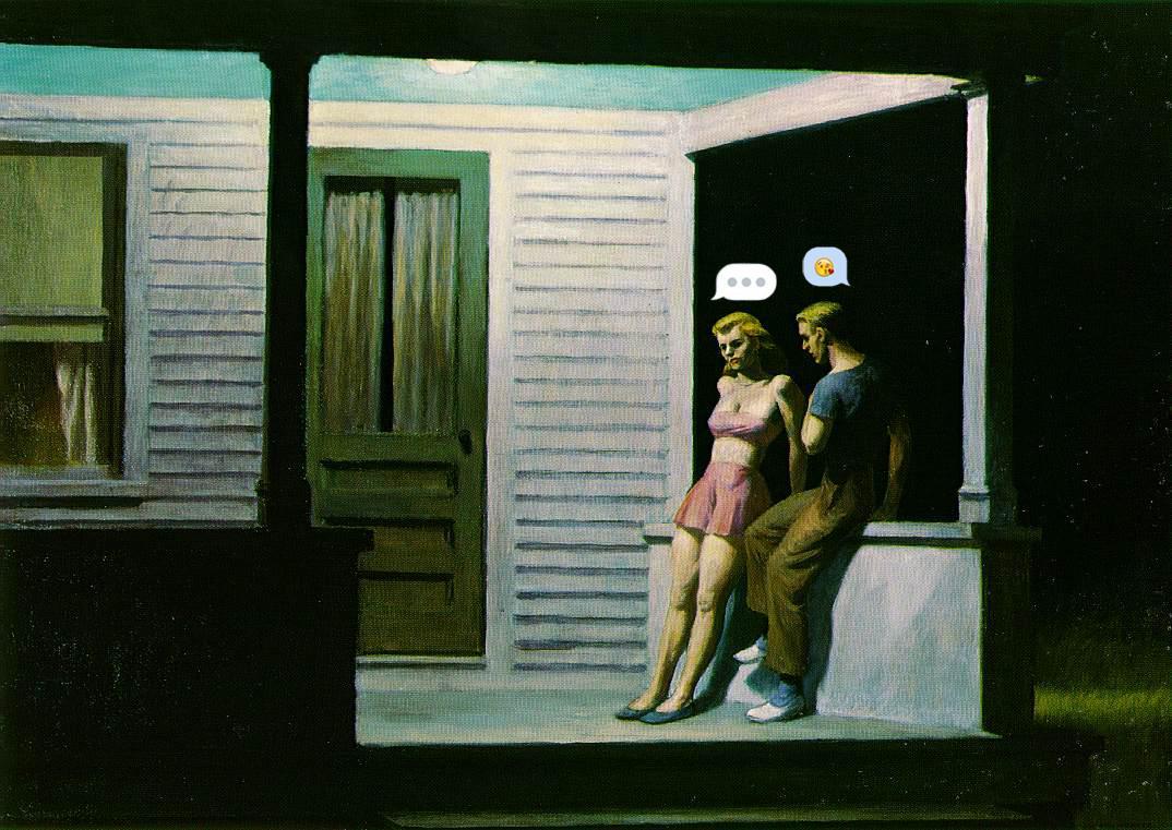 Edward Hopper's Summer Evening (1947).